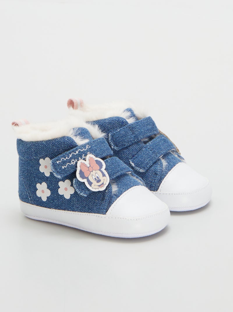 Gevoerde 'Disney'-sneakers met 'Minnie'-print BLAUW - Kiabi