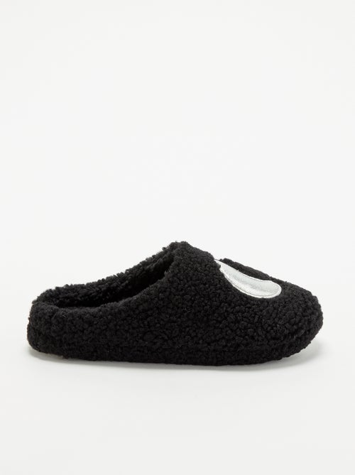 Gevoerde muilpantoffels met patch - Kiabi