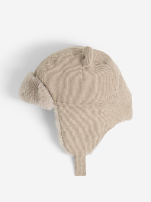 Gevoerde oorflapmuts met fantasie-oren bovenop - Kiabi Gevoerde oorflapmuts met fantasie-oren bovenop - Kiabi