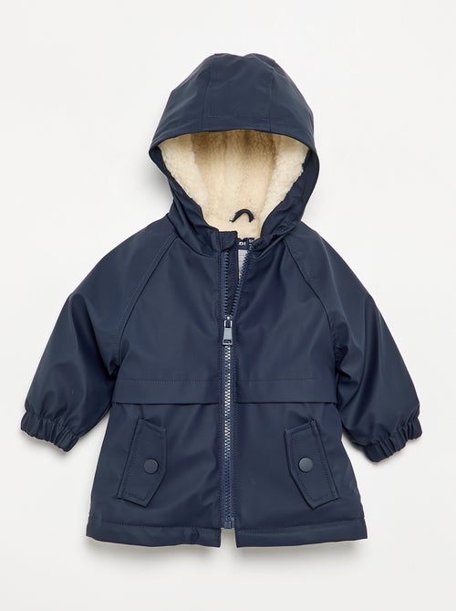 Gevoerde parka met capuchon - Kiabi