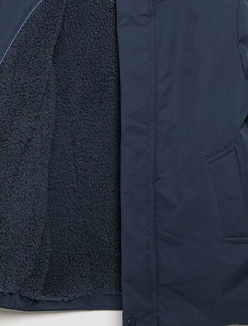 Gevoerde parka met capuchon