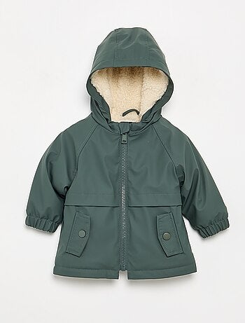 Gevoerde parka met capuchon