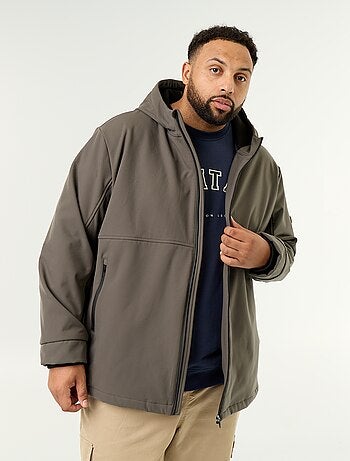 Gevoerde parka met capuchon