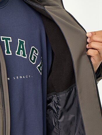 Gevoerde parka met capuchon