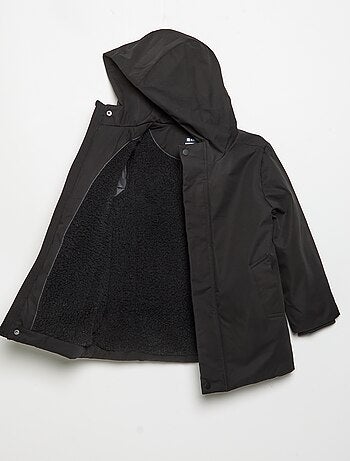 Gevoerde parka met capuchon