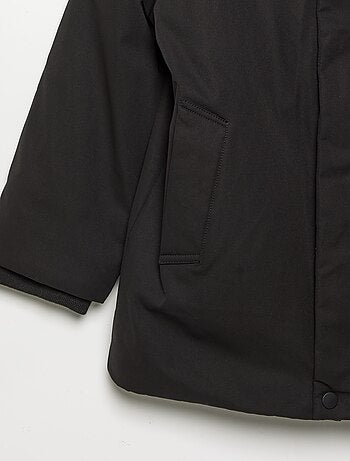 Gevoerde parka met capuchon