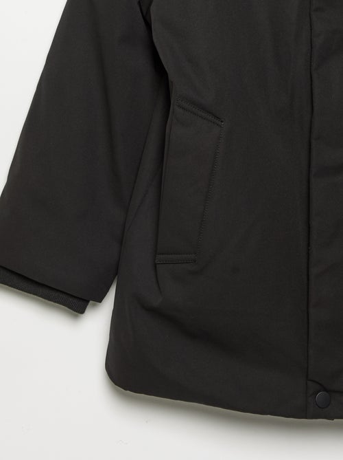Gevoerde parka met capuchon - Kiabi