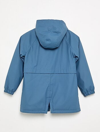 Gevoerde parka met schapenvachteffect