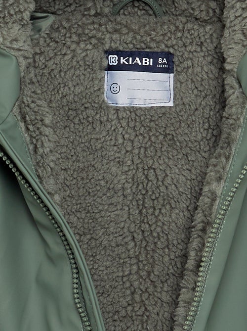 Gevoerde parka met schapenvachteffect - Kiabi