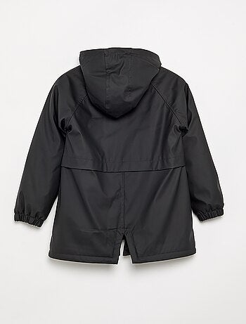 Gevoerde parka met schapenvachteffect