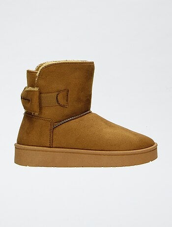 Gevoerde suèdine boots
