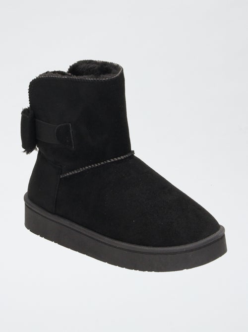 Gevoerde suèdine boots - Kiabi