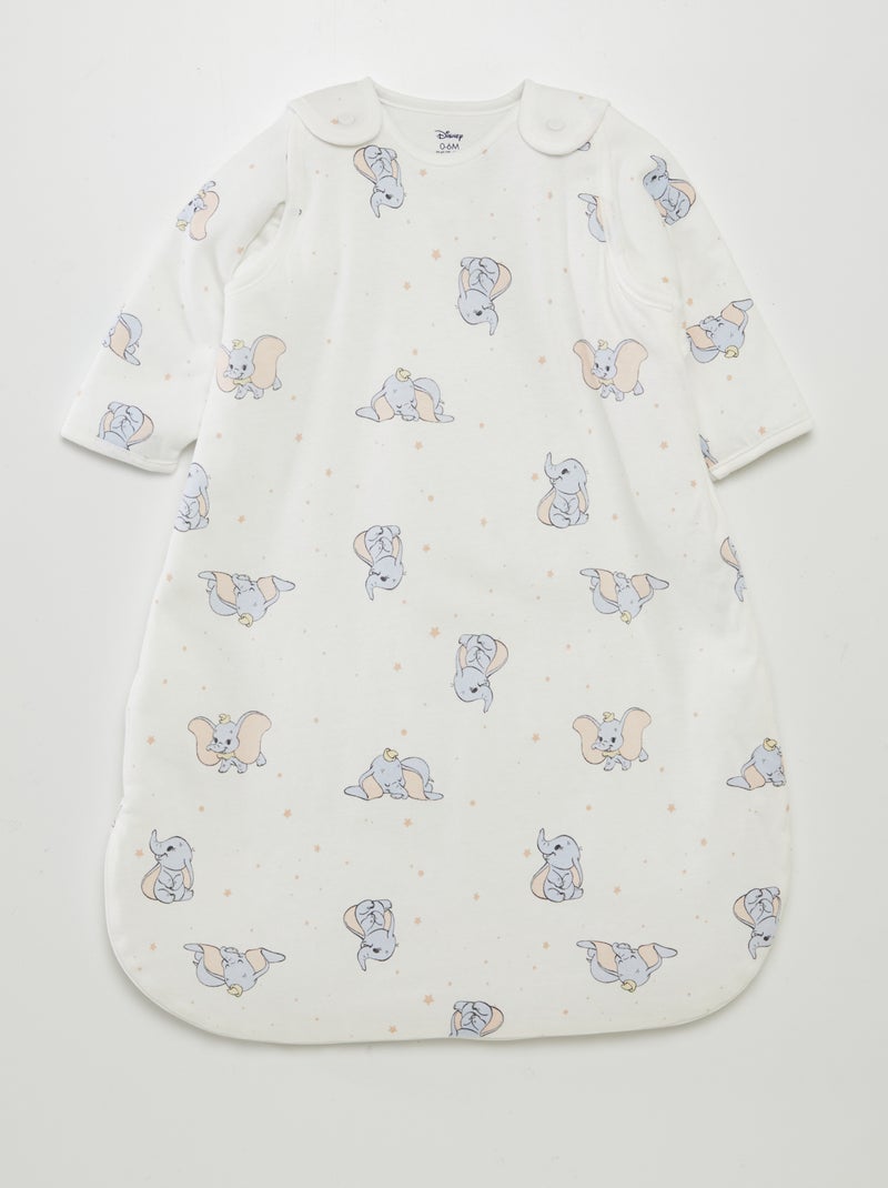Gewatteerd babyslaapzakje met 'Dumbo'-print - TOG 2 WIT - Kiabi