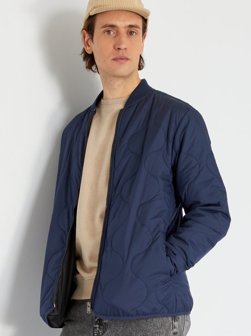 Gewatteerd donsjack 'Produkt' BLAUW - Kiabi