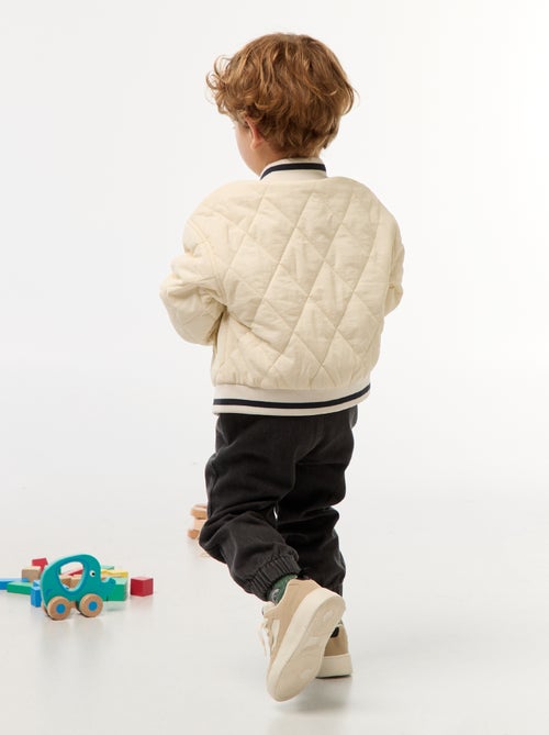 Gewatteerd jack met drukknoopsluiting - Kiabi