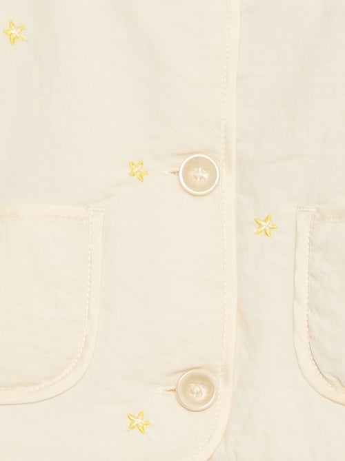 Gewatteerd jasje met ronde hals van waterafstotende stof - Kiabi