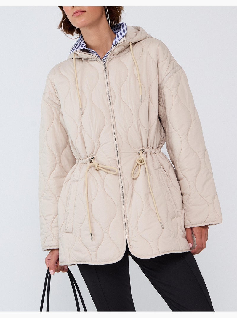 Gewatteerd jasje, mo fashion Beige - Kiabi