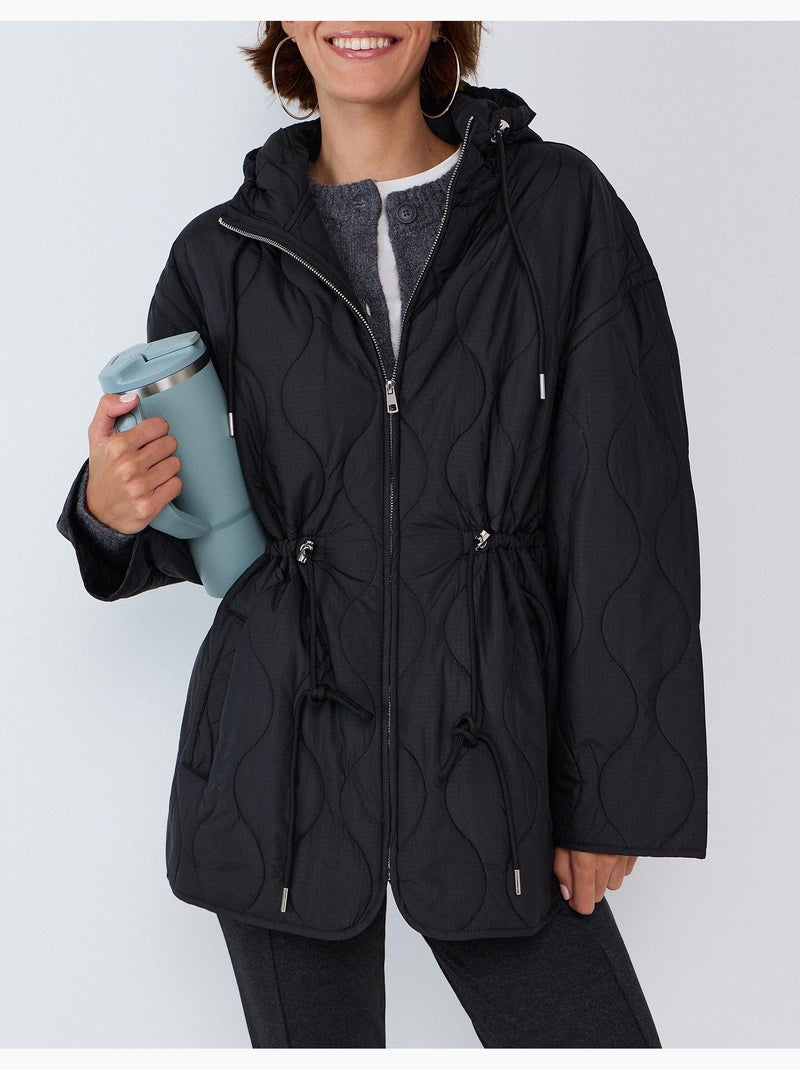 Gewatteerd jasje, mo fashion Zwart - Kiabi