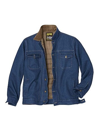 Gewatteerd spijkerjack western - atlas for men