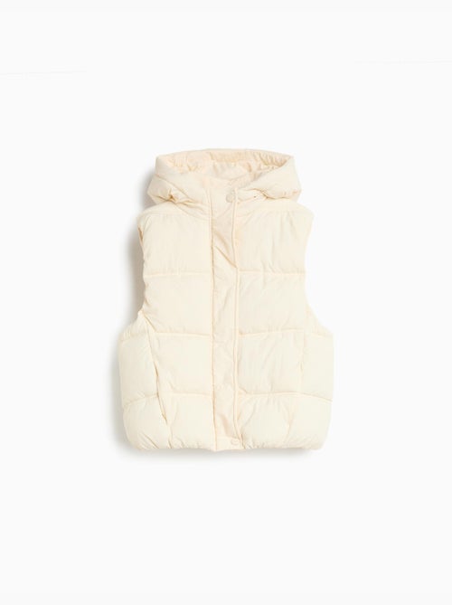 Gewatteerd vest met capuchon, mo fashion - Kiabi