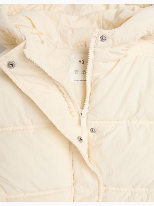 Gewatteerd vest met capuchon, mo fashion - Kiabi