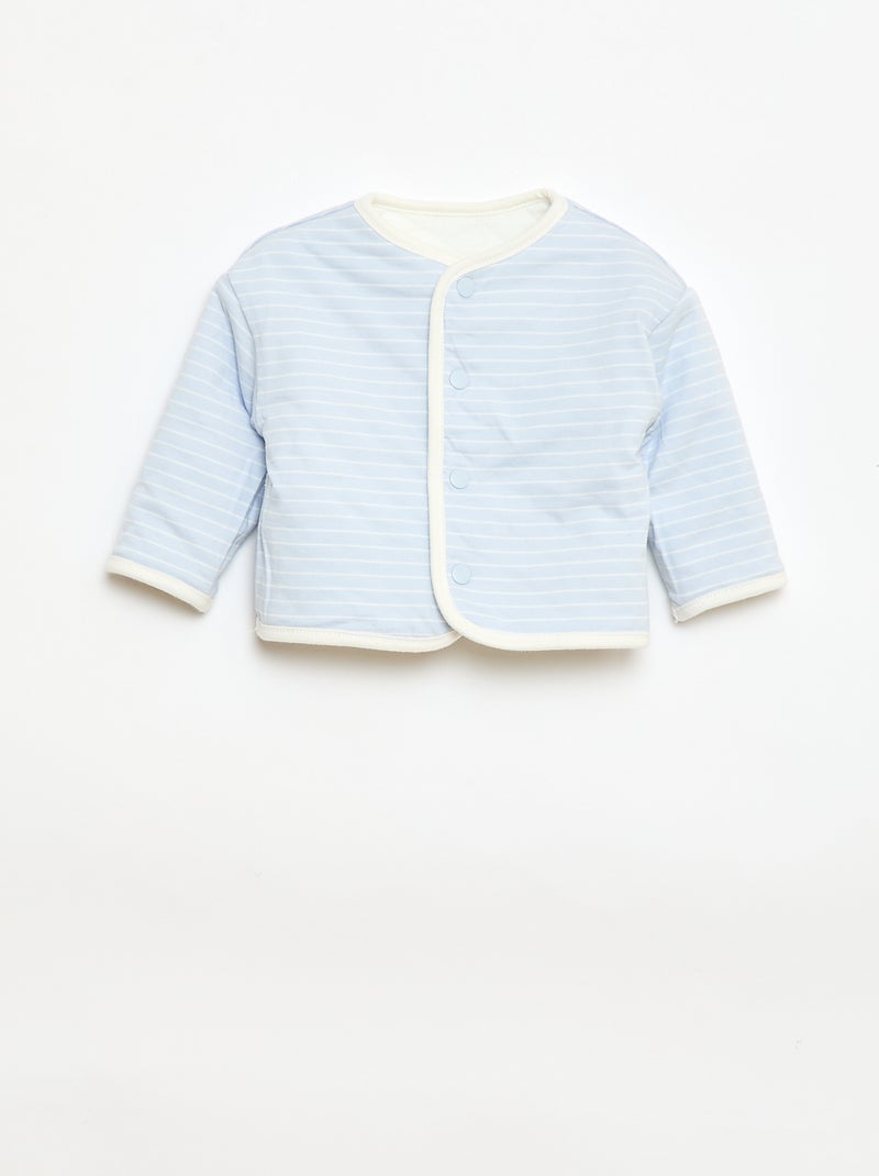 Gewatteerde babyjas Blauw - Kiabi