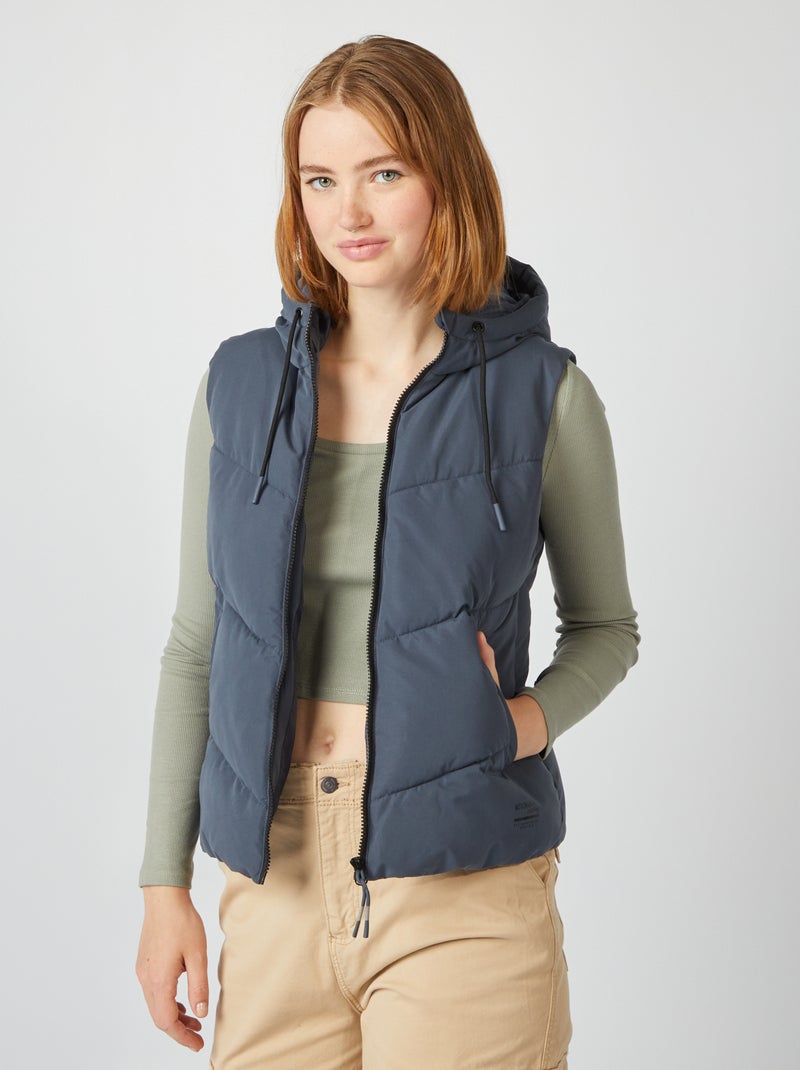 Gewatteerde bodywarmer BLAUW - Kiabi