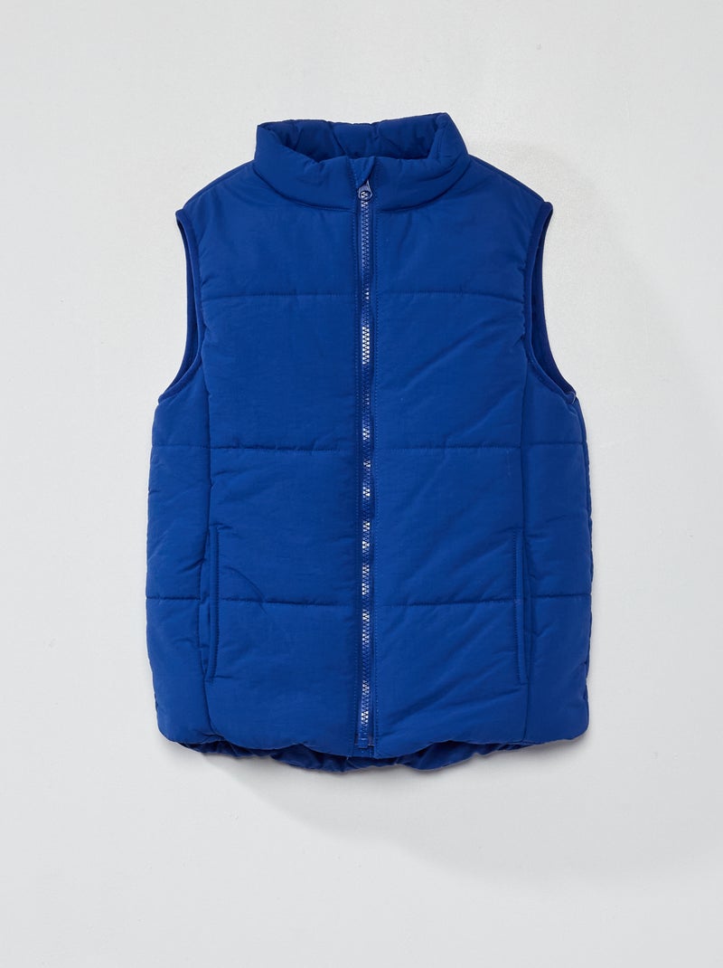 Gewatteerde bodywarmer BLAUW - Kiabi