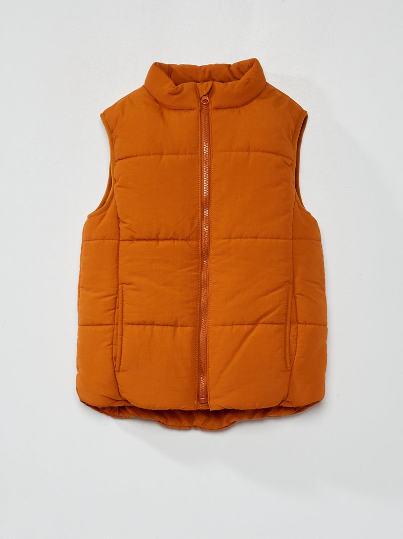Gewatteerde bodywarmer bruin - Kiabi