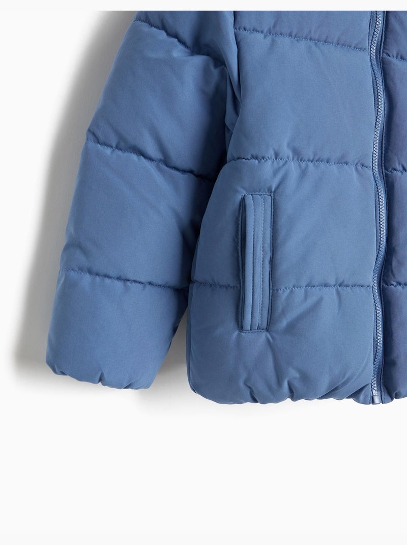 Gewatteerde capuchon, mo fashion Blauw - Kiabi