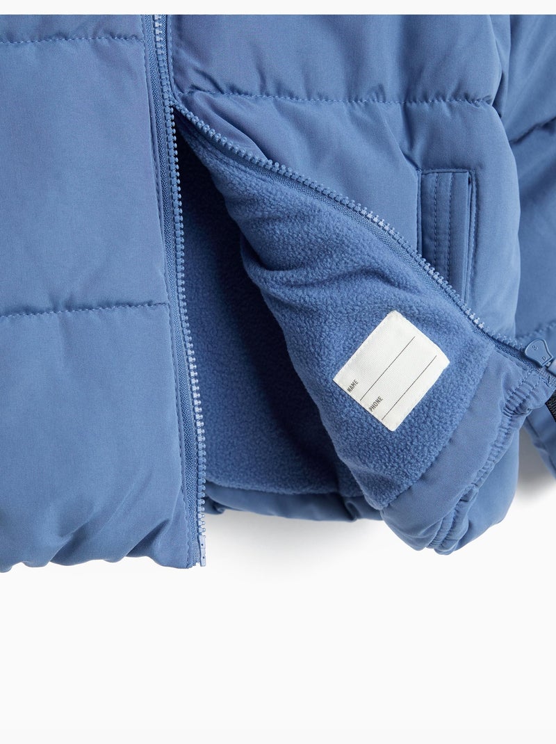 Gewatteerde capuchon, mo fashion Blauw - Kiabi