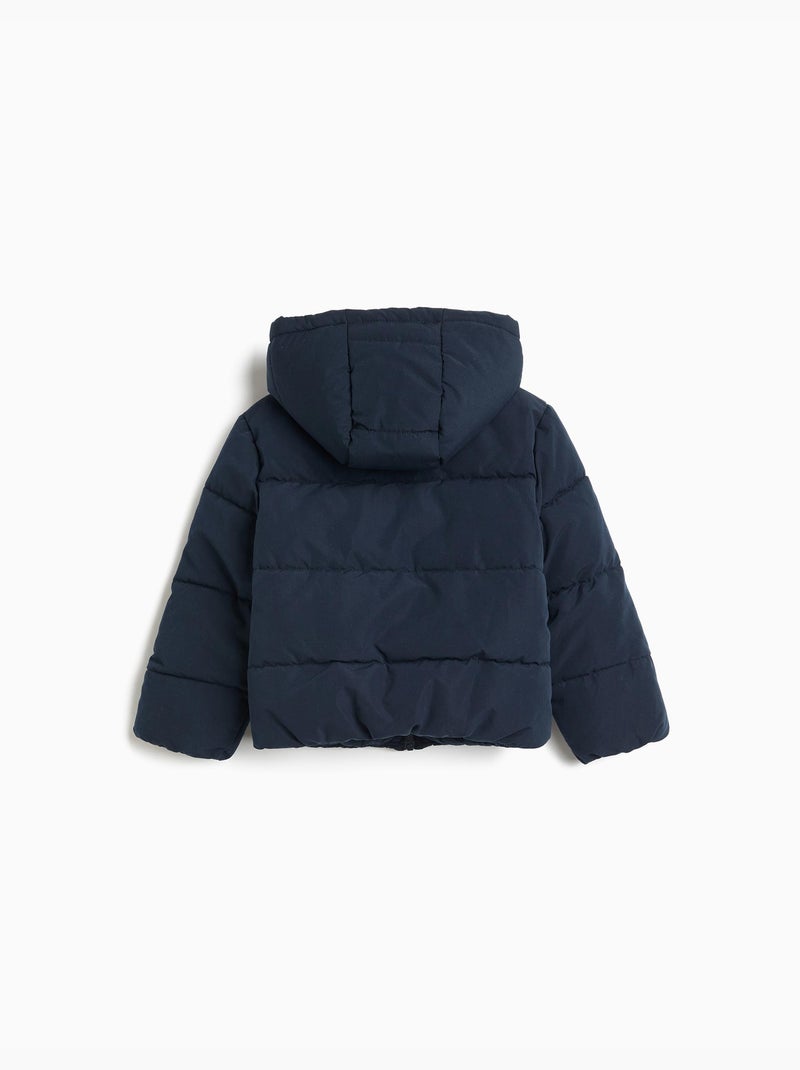 Gewatteerde capuchon, mo fashion Blauw - Kiabi
