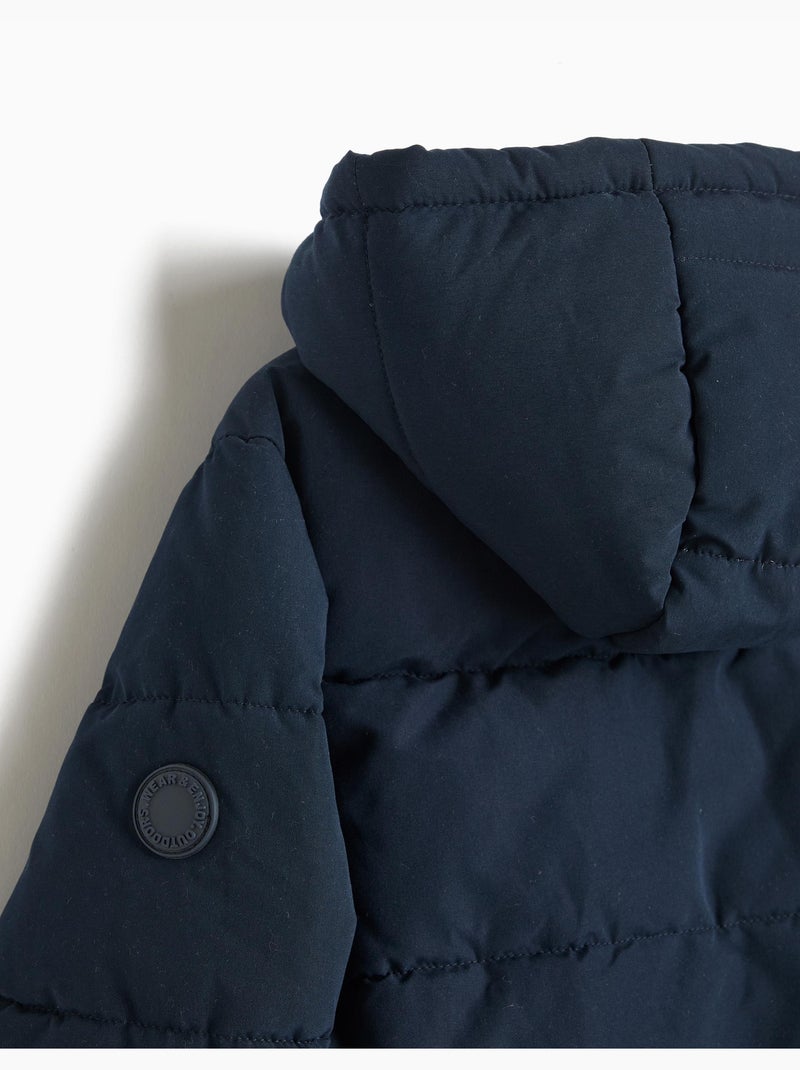 Gewatteerde capuchon, mo fashion Blauw - Kiabi