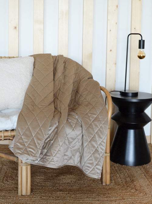 Gewatteerde fluwelen sofa - Kiabi Gewatteerde fluwelen sofa - Kiabi