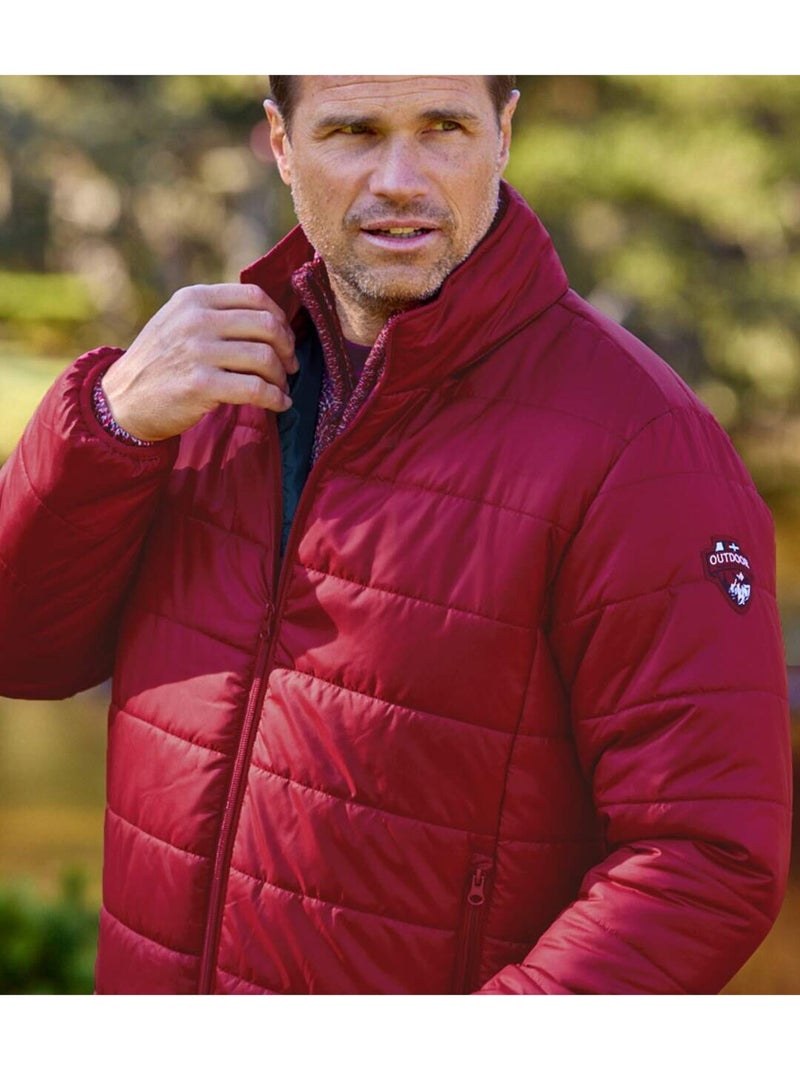 Gewatteerde jas - ATLAS FOR MEN Rood - Kiabi