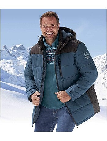 Gewatteerde jas Bicolor - ATLAS FOR MEN