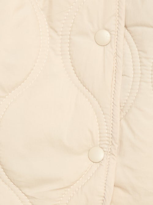 Gewatteerde jas met capuchon - Kiabi