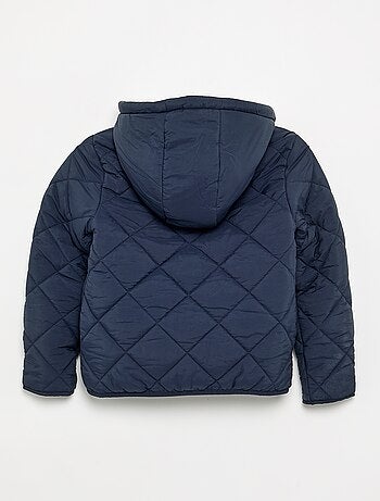 Gewatteerde jas met capuchon