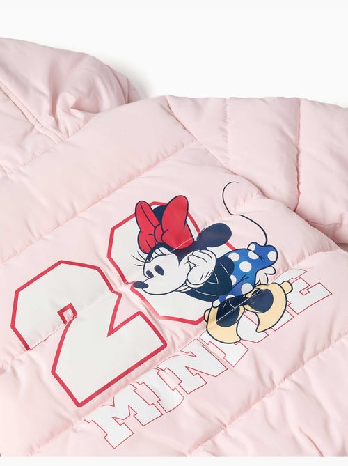 Gewatteerde jas met capuchon en minnie print - Kiabi Gewatteerde jas met capuchon en minnie print - Kiabi