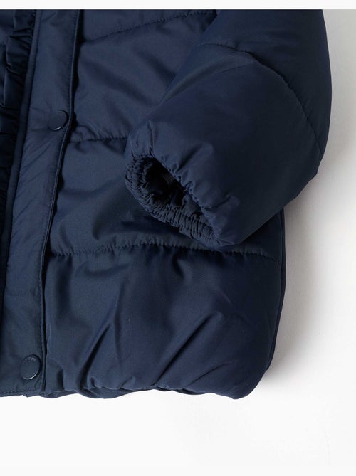 Gewatteerde jas met capuchon en voering van polarfleece - Kiabi