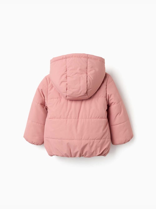 Gewatteerde jas met capuchon en voering van polarfleece - Kiabi