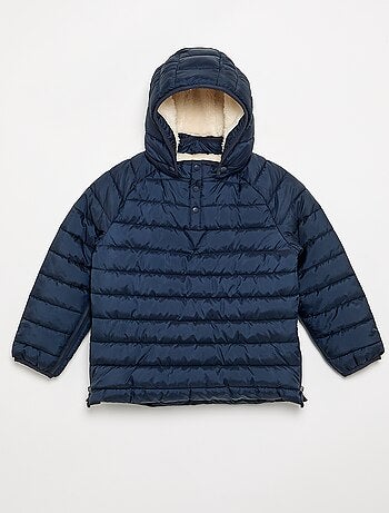 Gewatteerde jas met sherpavoering - easy-on collectie