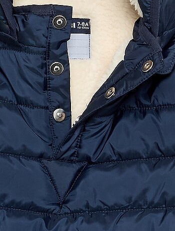 Gewatteerde jas met sherpavoering - easy-on collectie