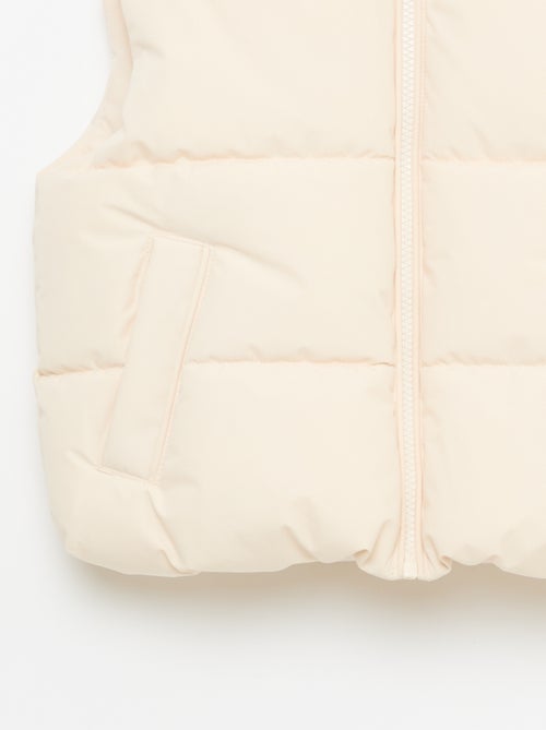 Gewatteerde mouwloze bodywarmer - Kiabi