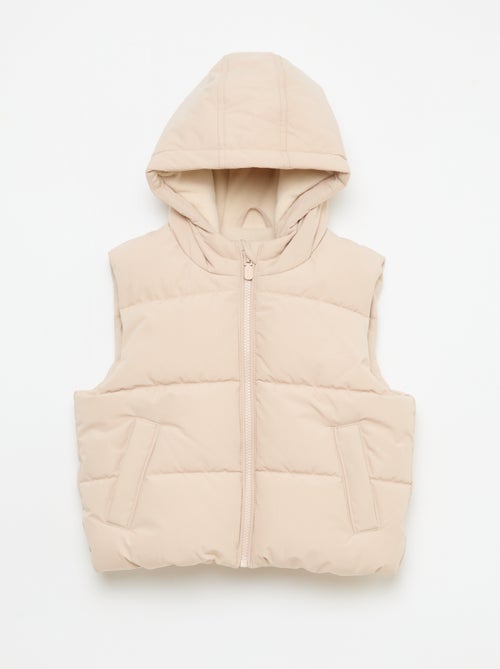 Gewatteerde mouwloze bodywarmer - Kiabi