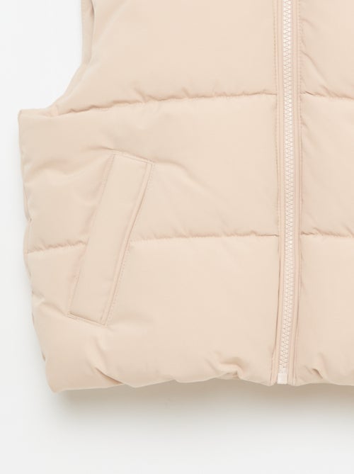 Gewatteerde mouwloze bodywarmer - Kiabi