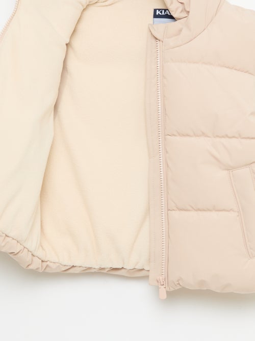 Gewatteerde mouwloze bodywarmer - Kiabi