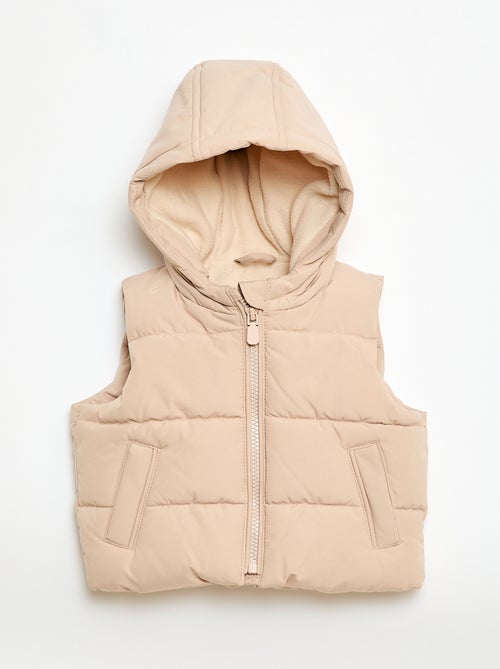 Gewatteerde mouwloze bodywarmer - Kiabi