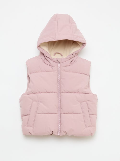 Gewatteerde mouwloze bodywarmer - Kiabi