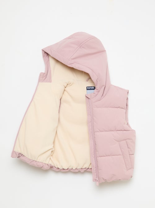 Gewatteerde mouwloze bodywarmer - Kiabi